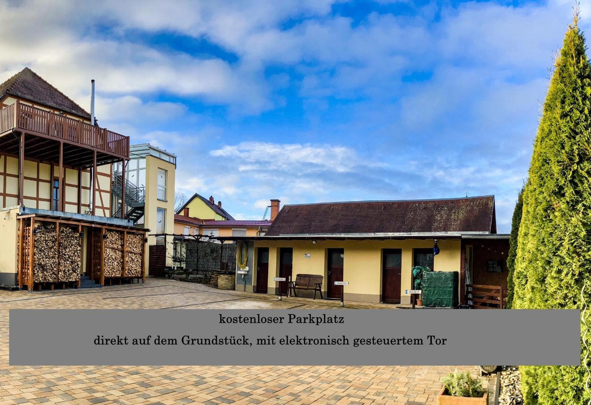 Ferienwohnung Auszeit Am Kurpark Bad Berka - Balkon - Ruhige Lage- Gratis Parkplatz & Wlan Eksteriør billede
